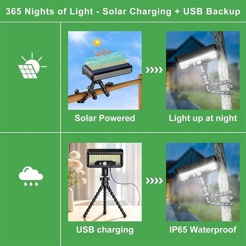 🌞🔌 Octopus Solar Lights! 0 Electricity Cost Full Scene Installation. 30 Seconds to Light Up Any Corner 🚀 – Bild 4